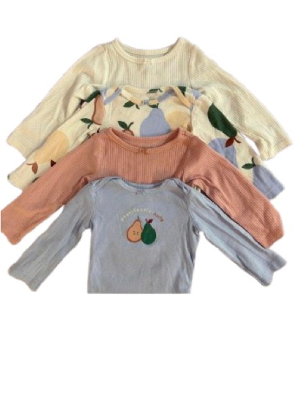 Carter-s Baby Girl 4 Piece long sleeve Onesies Size 12 Month